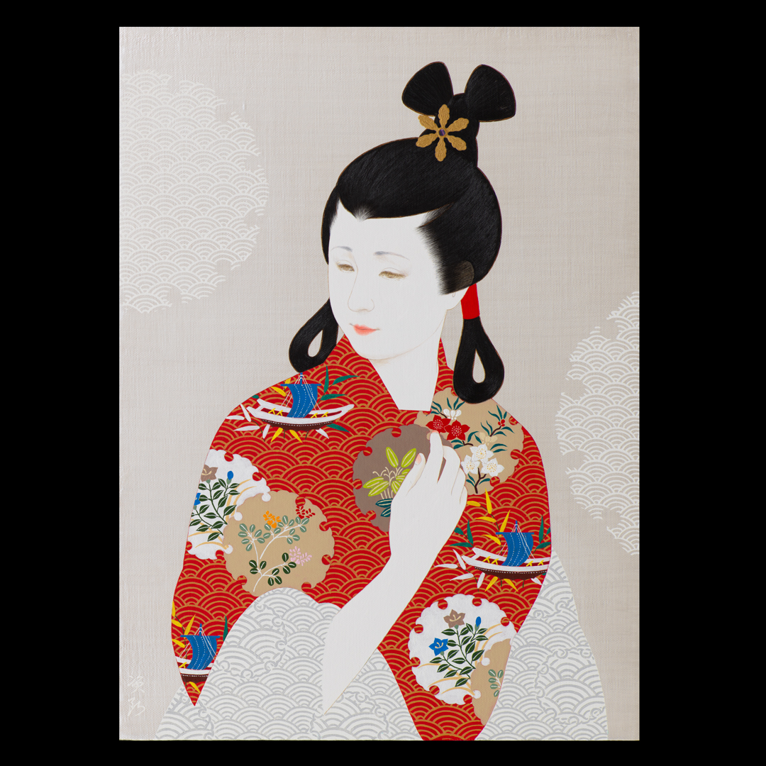 白妙 – 源氏物語・万葉集の日本絵画